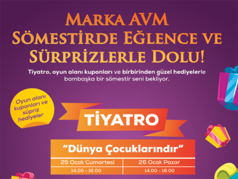 MARKA AVM'DE SPRZ DOLU YARI YIL TATL