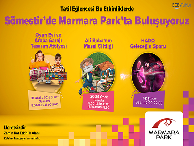 SMESTR TATLNDE MARMARA PARK'TA BULUALIM!